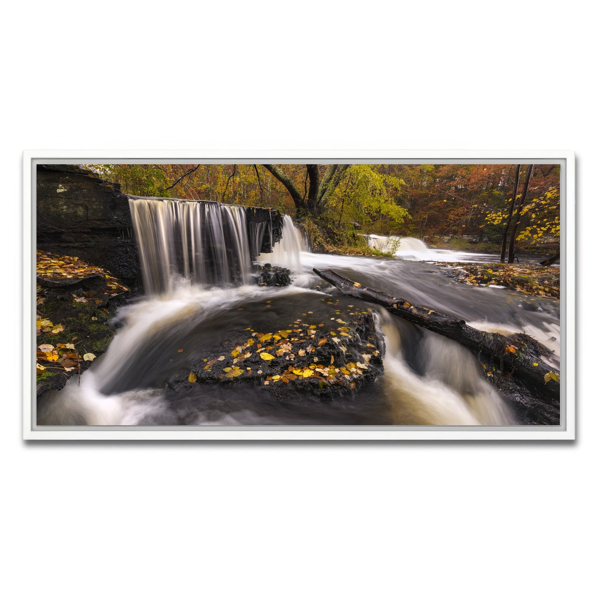 AUTO-MOCKUP WHITE | Side Stepping | 1 Piece | White Framed Canvas | group=2x1