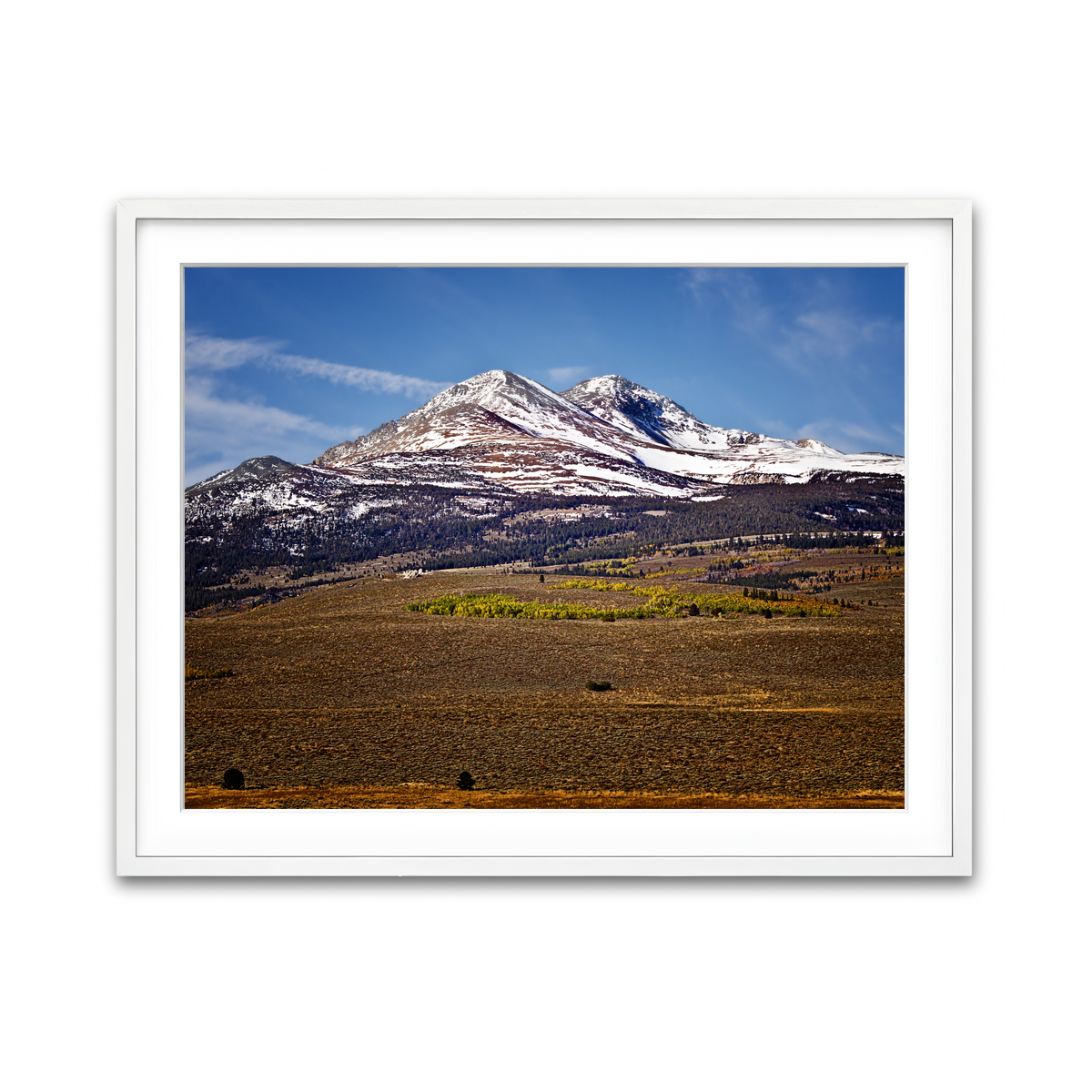 Framed Print 4x3 White