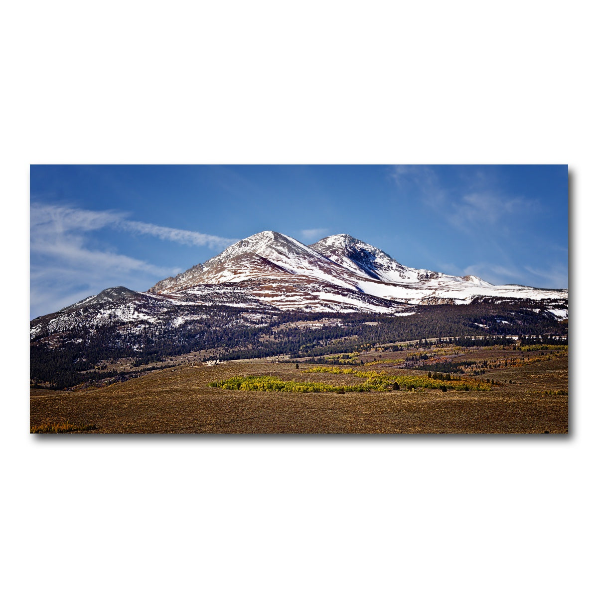 AUTO-MOCKUP WHITE | Sierra Nevada Mountains | 1 Piece | Gallery Wrap Canvas | group=2x1