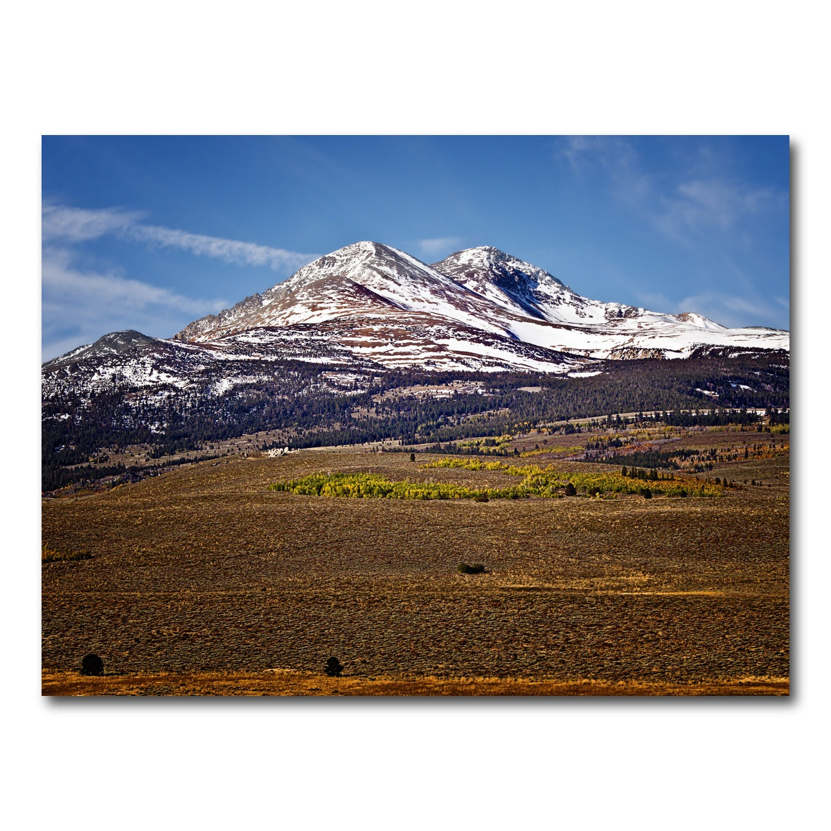 AUTO-MOCKUP WHITE | Sierra Nevada Mountains | 1 Piece | Gallery Wrap Canvas | group=4x3