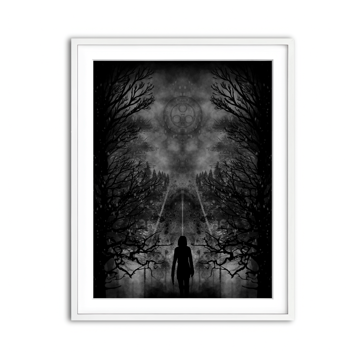 Framed Print 3x4 White