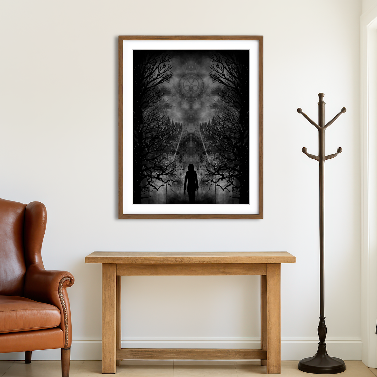 AUTO-MOCKUP ROOM | Silent Hill Wall Art