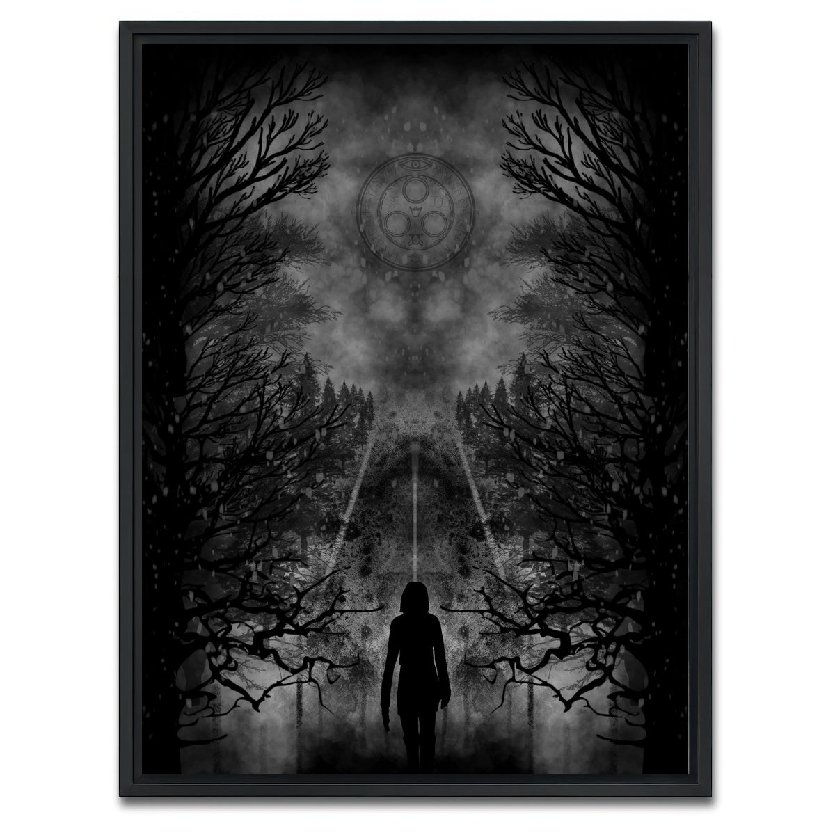AUTO-MOCKUP WHITE | Silent Hill | 1 Piece | Black Framed Canvas | group=3x4
