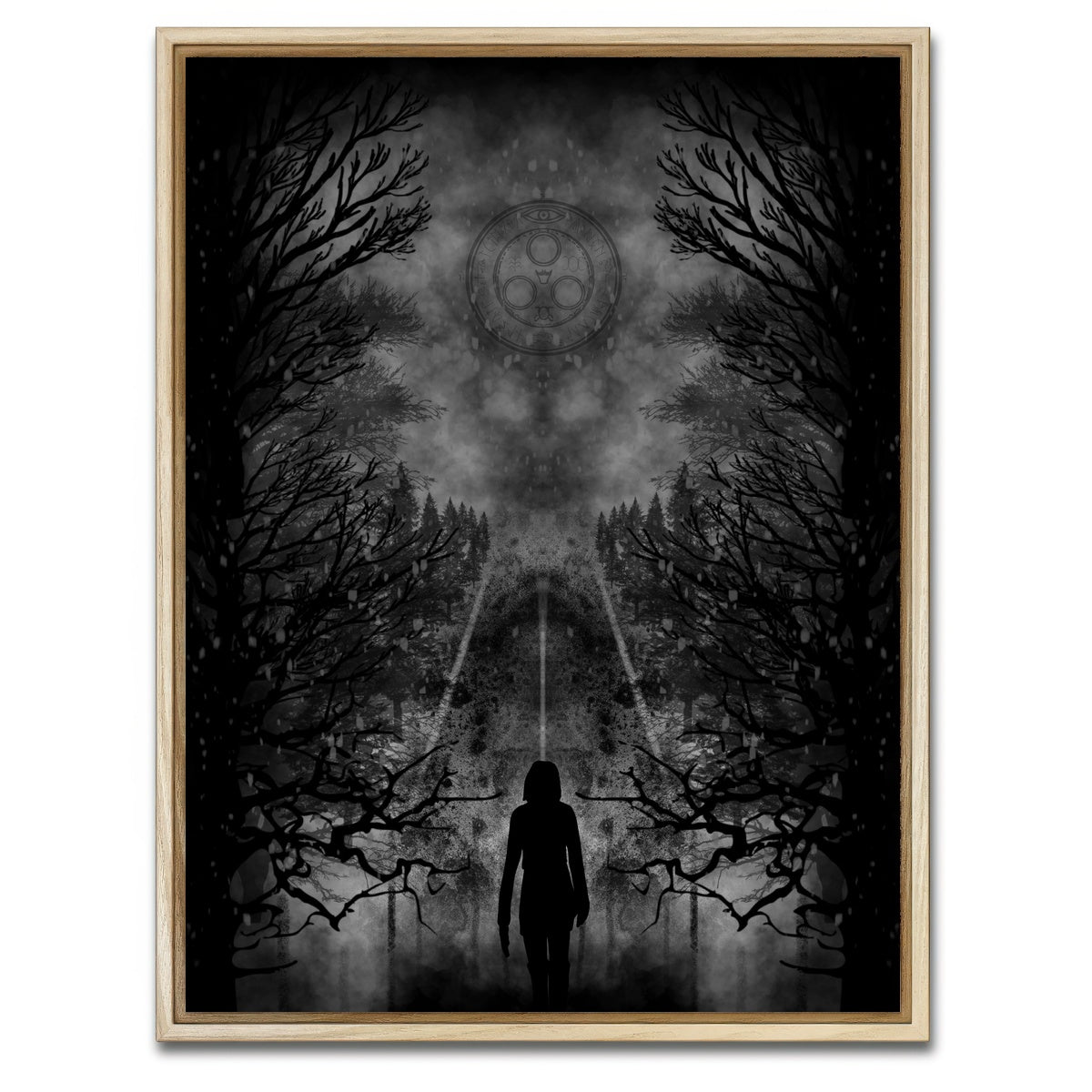 AUTO-MOCKUP WHITE | Silent Hill | 1 Piece | Natural Framed Canvas | group=3x4