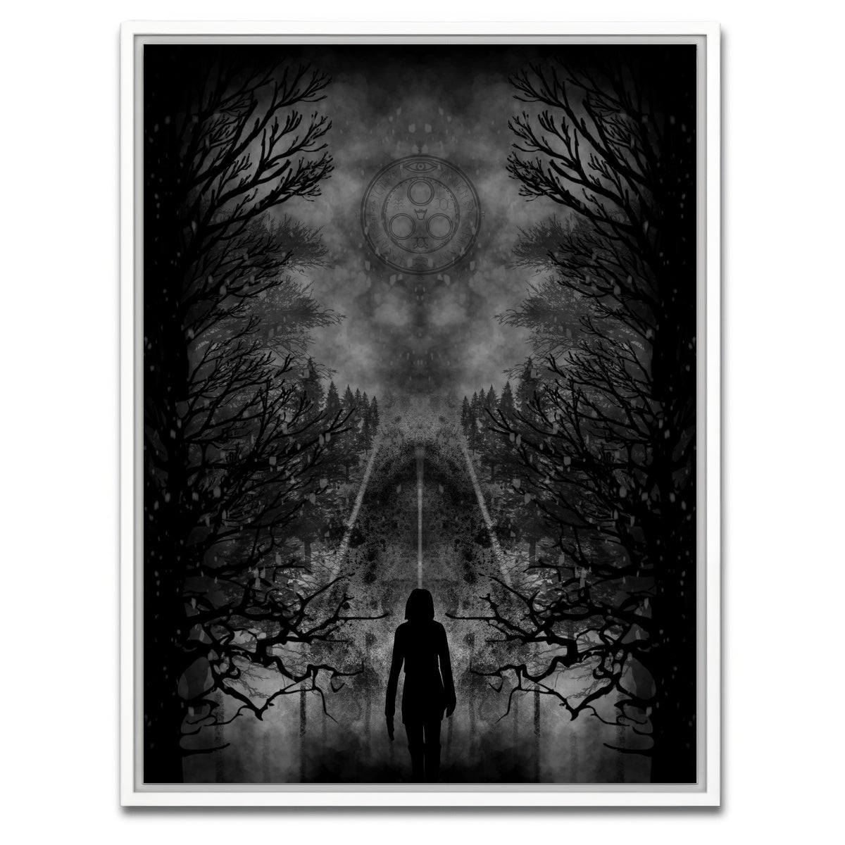AUTO-MOCKUP WHITE | Silent Hill | 1 Piece | White Framed Canvas | group=3x4