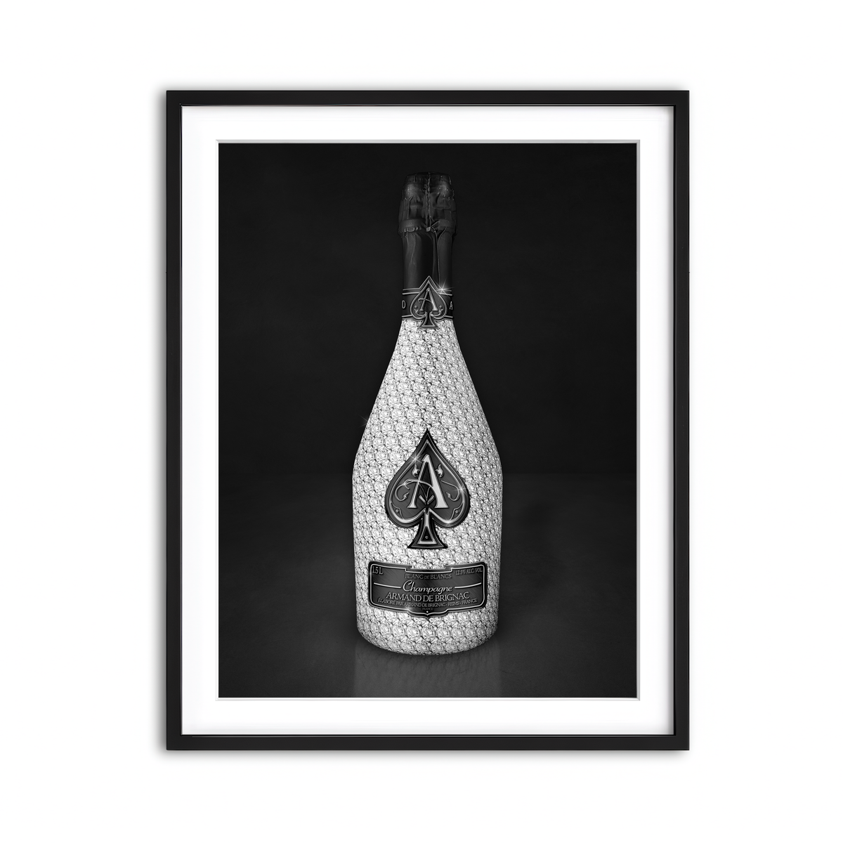 Framed Print 3x4 Black