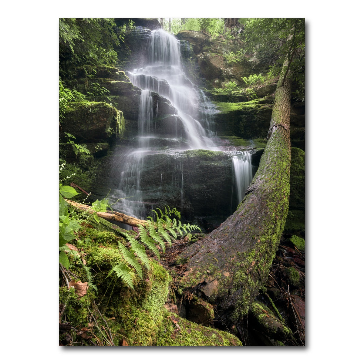 AUTO-MOCKUP WHITE | Silver Glow Falls | 1 Piece | Gallery Wrap Canvas | group=3x4