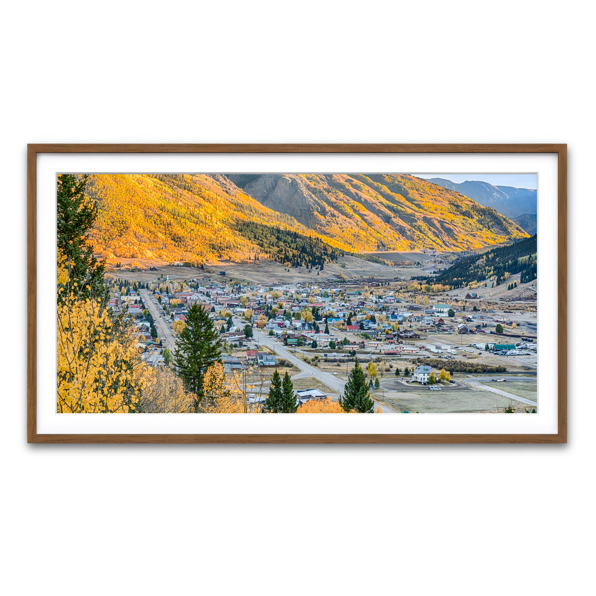 Framed Print 2x1 Walnut