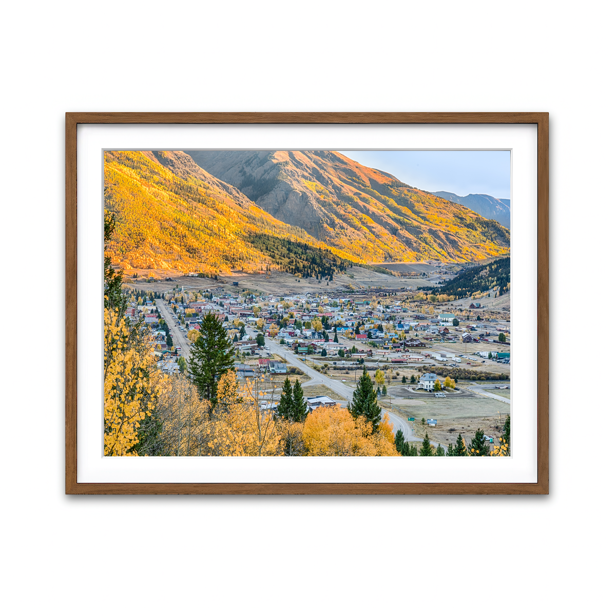 Framed Print 4x3 Walnut