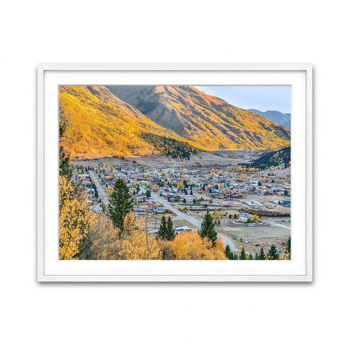 Framed Print 4x3 White