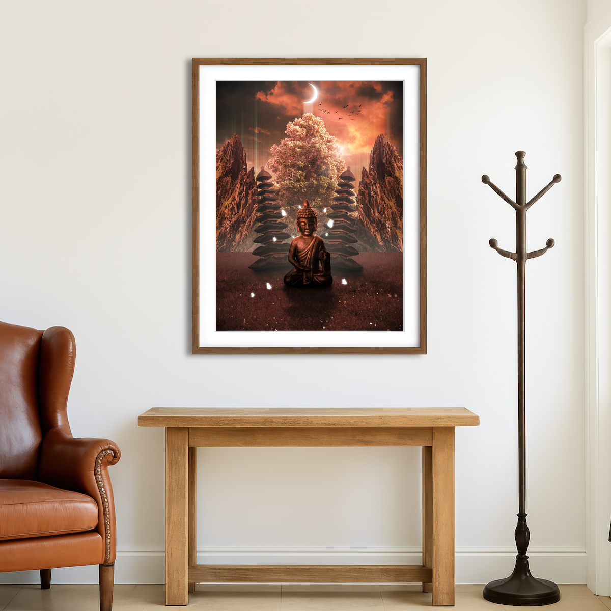 AUTO-MOCKUP ROOM | Sin Buddha Wall Art