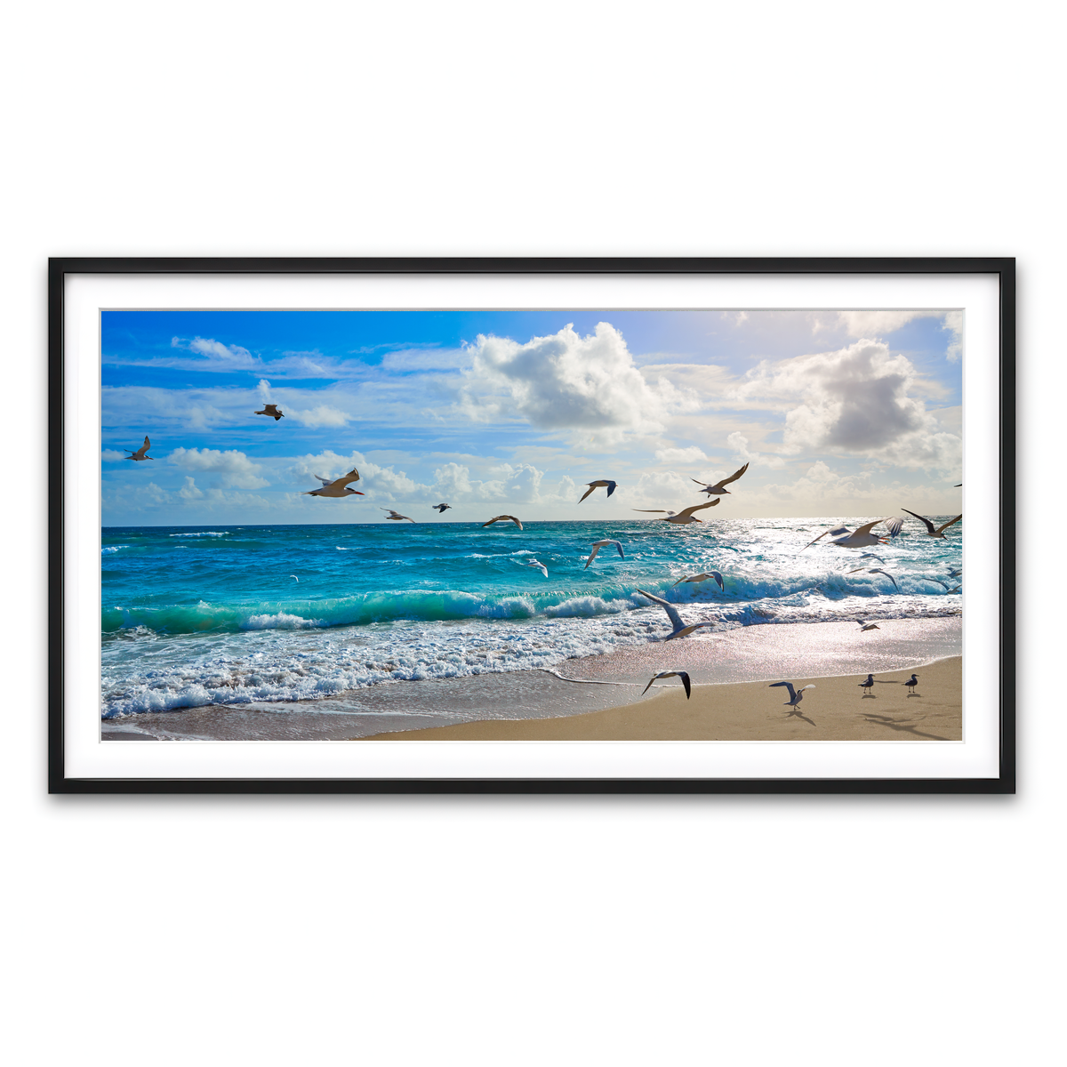 Framed Print 2x1 Black