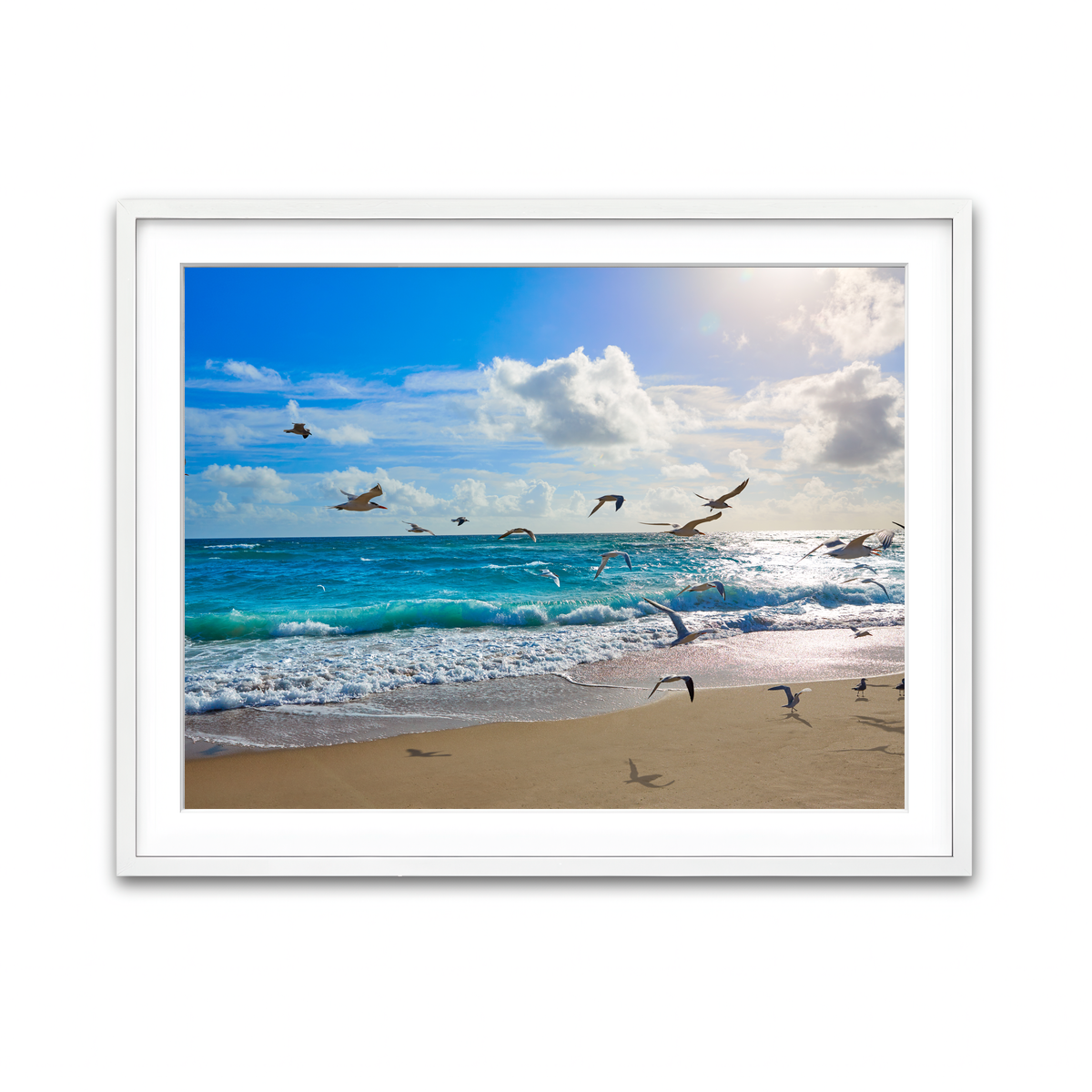 Framed Print 4x3 White