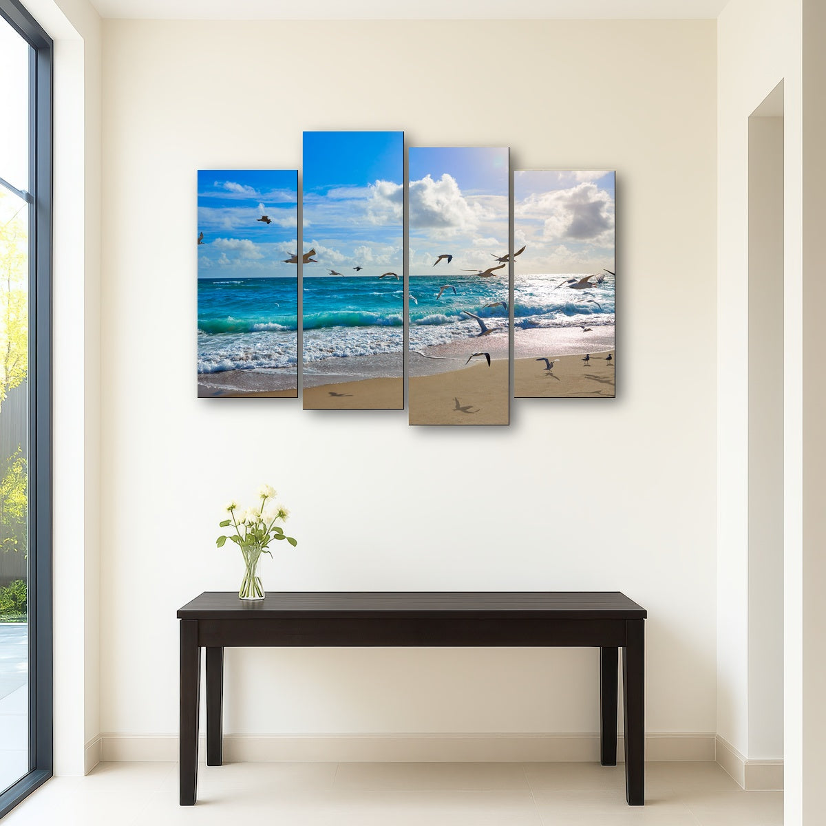 AUTO-MOCKUP ROOM | Singer Island beach seagulls