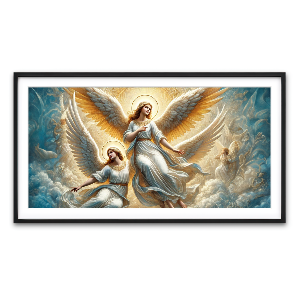 Framed Print 2x1 Black