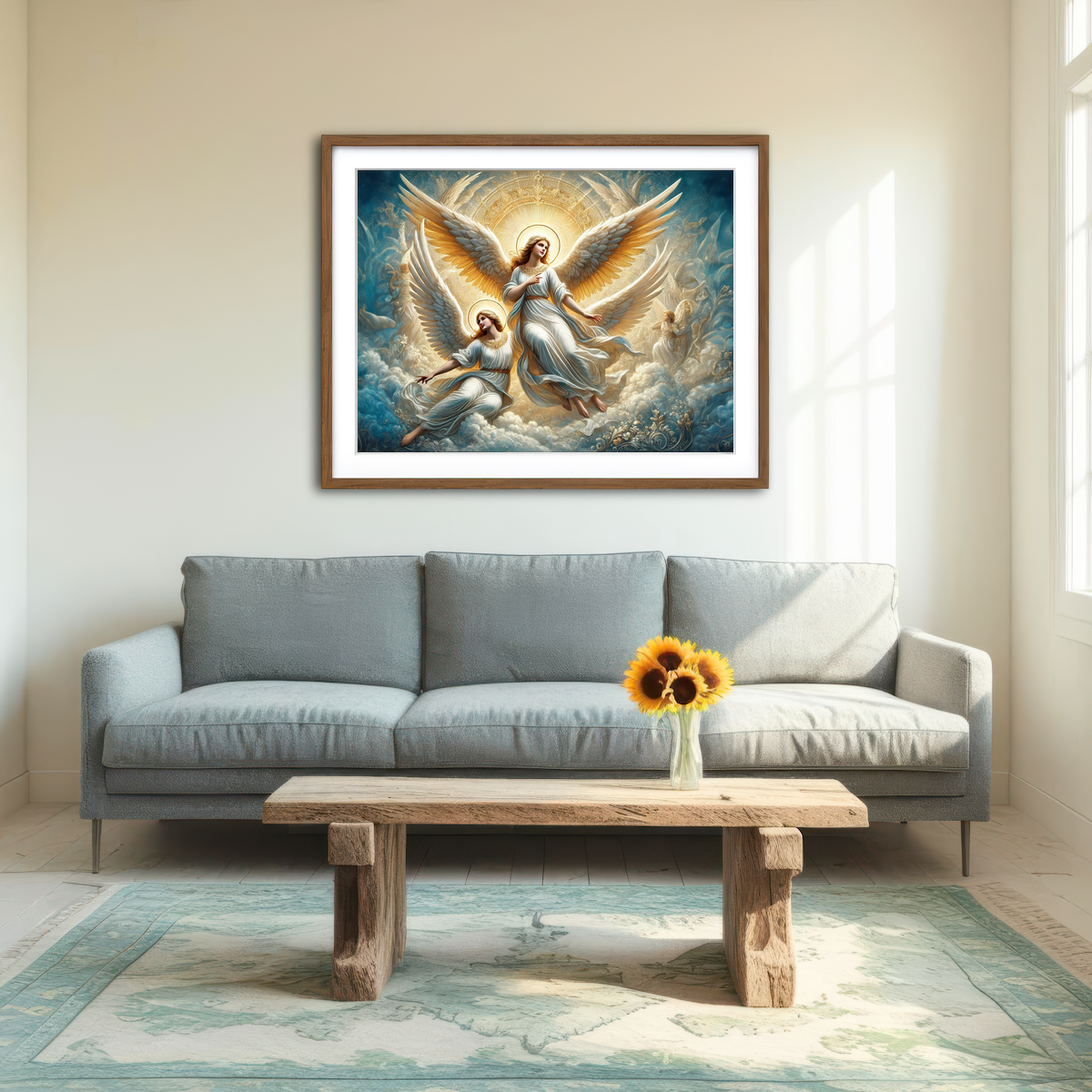 AUTO-MOCKUP ROOM | Singing Angels Wall Art