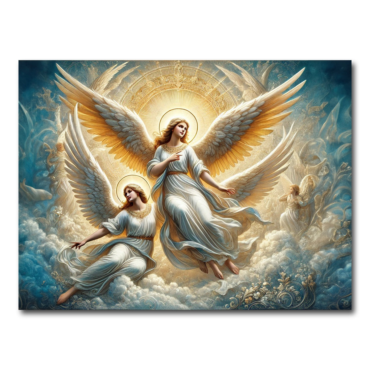 AUTO-MOCKUP WHITE | Singing Angels | 1 Piece | Gallery Wrap Canvas | group=4x3