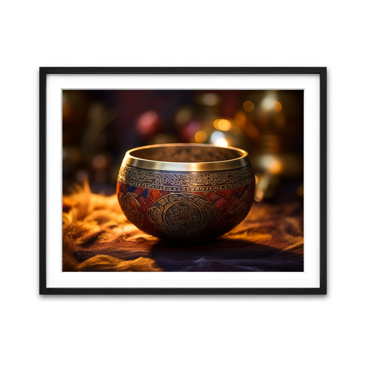 Framed Print 4x3 Black