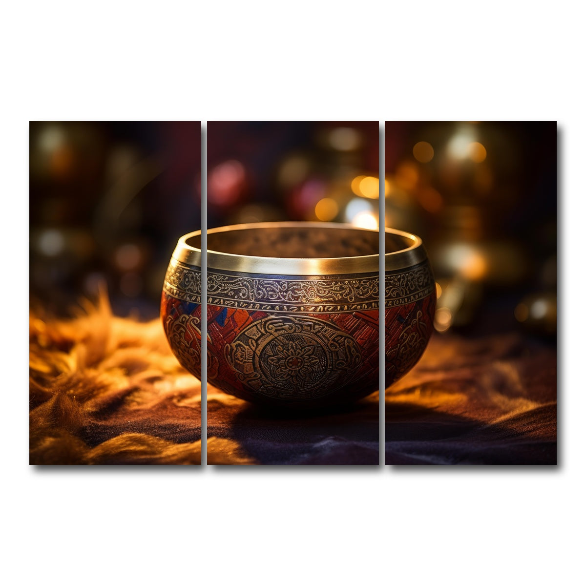 AUTO-MOCKUP WHITE | Singing bowl | 3 Piece | Gallery Wrap Canvas | group=12x24