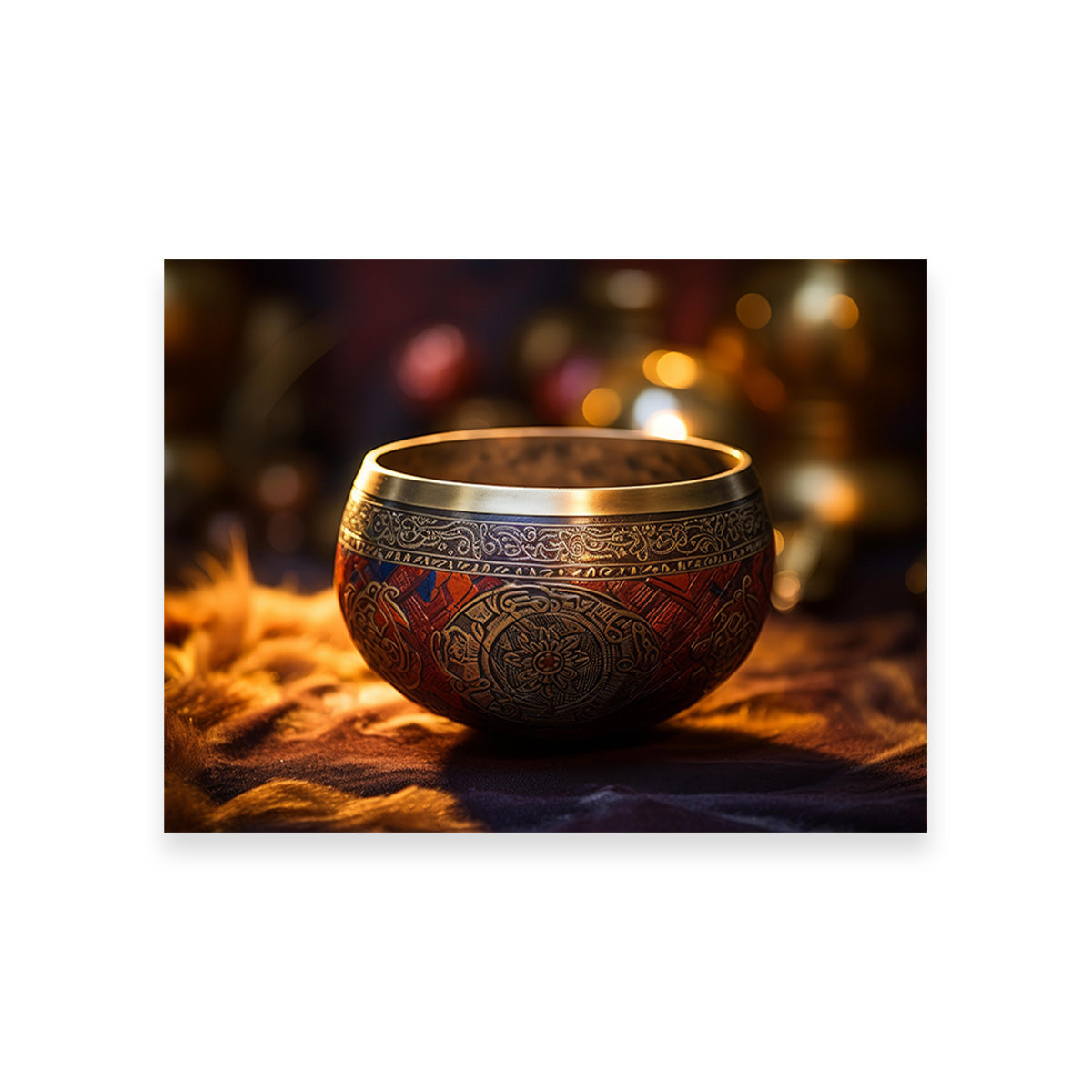 Singing Bowl Wall Art