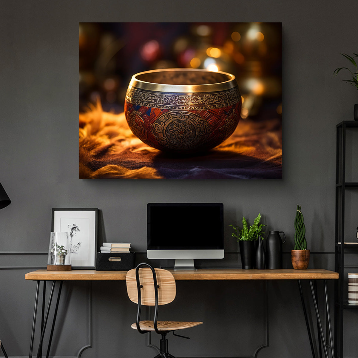 Singing Bowl Wall Art