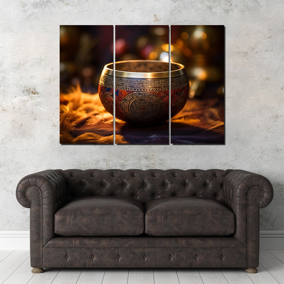 Singing Bowl Wall Art