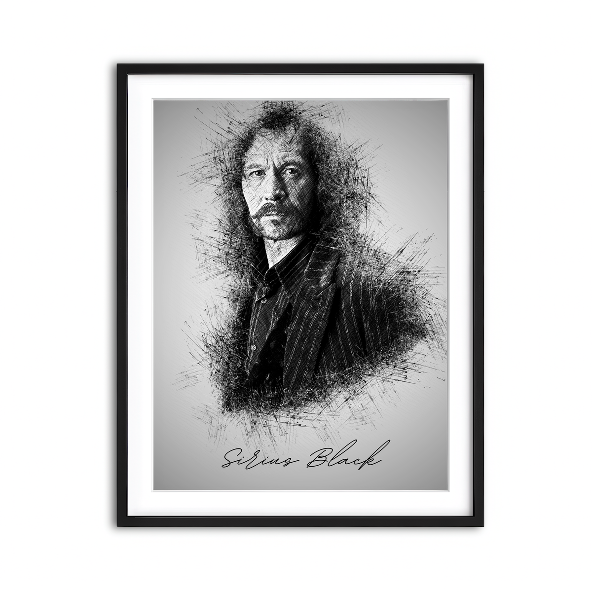 Framed Print 3x4 Black