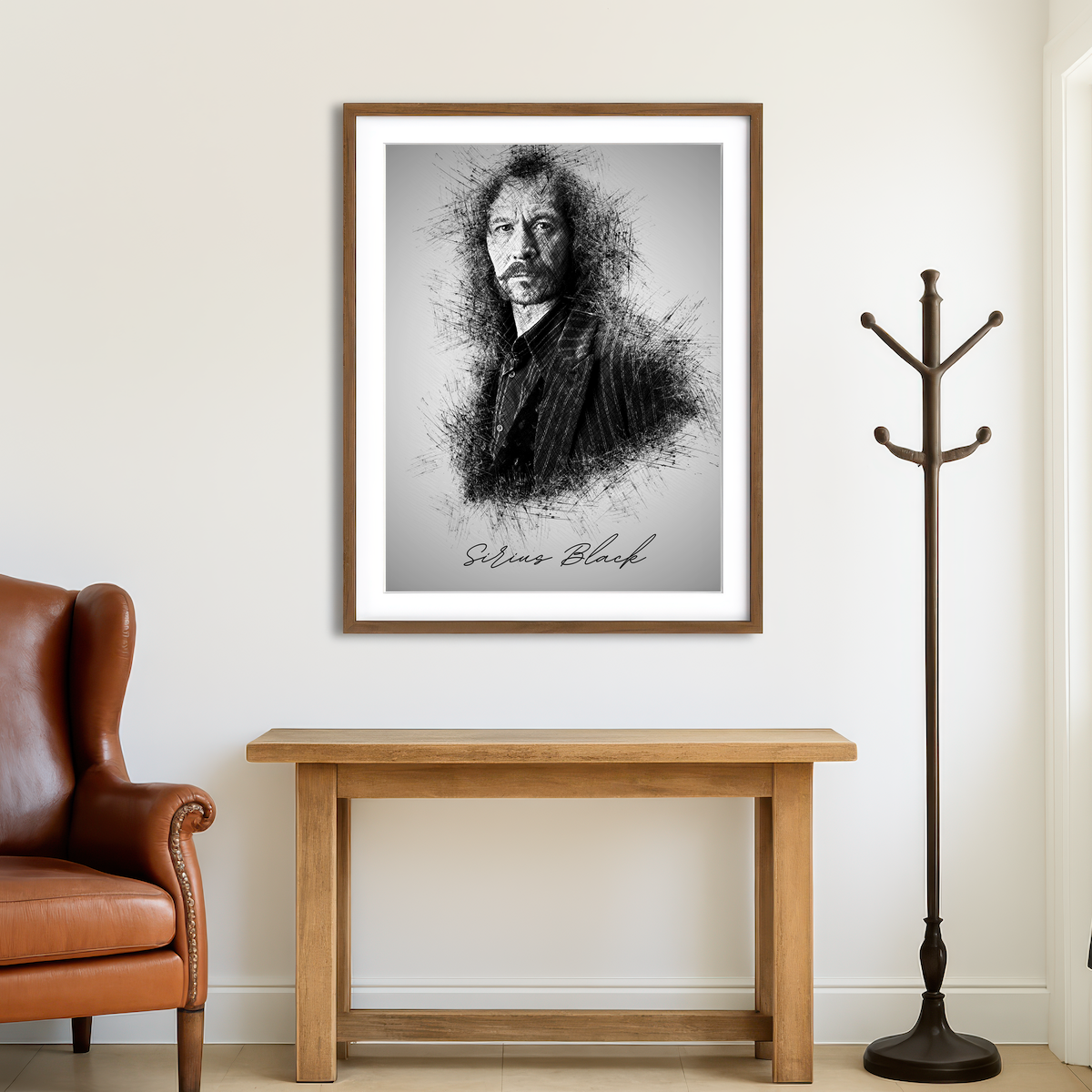 AUTO-MOCKUP ROOM | Sirius Black Wall Art