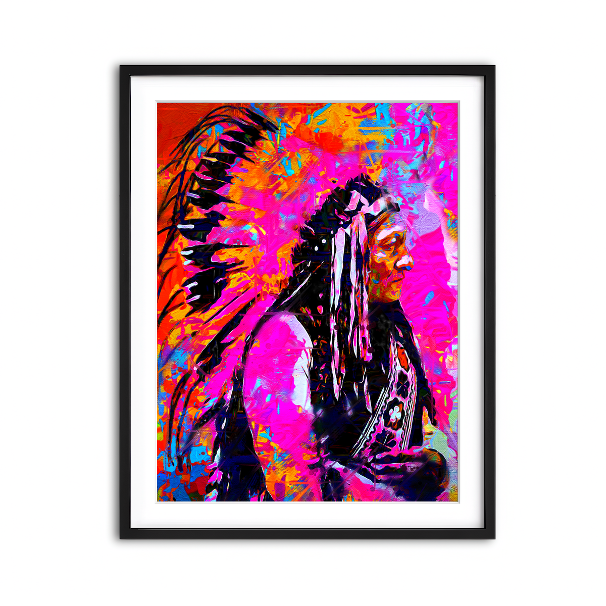 Framed Print 3x4 Black