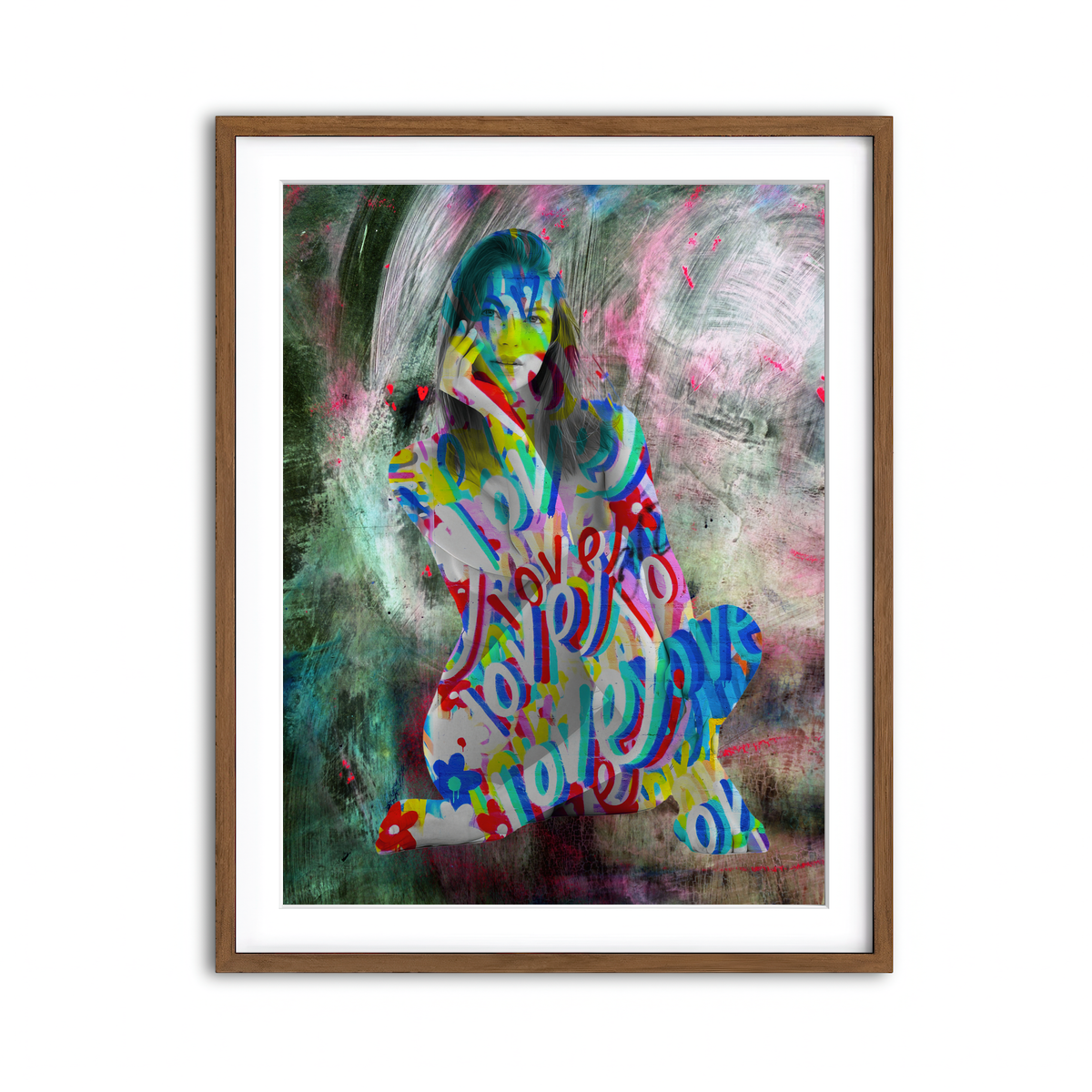 Framed Print 3x4 Walnut