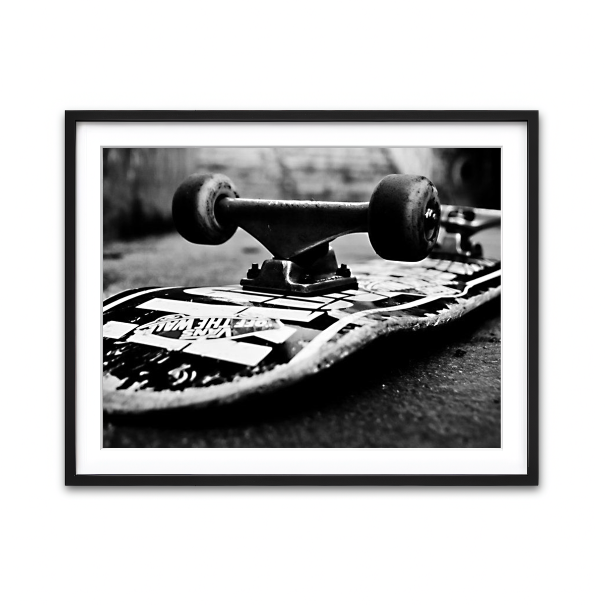 Framed Print 4x3 Black