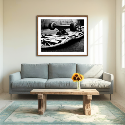 AUTO-MOCKUP ROOM | Skateboard Wall Art
