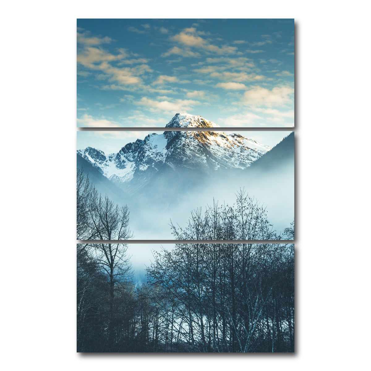 AUTO-MOCKUP WHITE | Skeena River | 3 Piece | Gallery Wrap Canvas | group=12x24_stacked