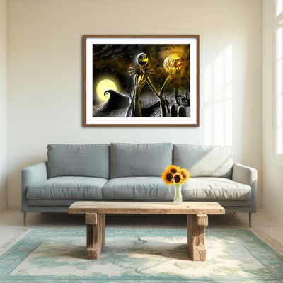 AUTO-MOCKUP ROOM | Skellington Wall Art