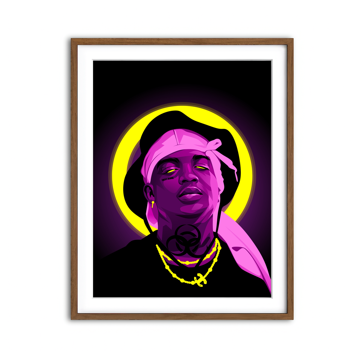 Framed Print 3x4 Walnut