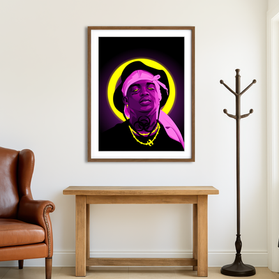 AUTO-MOCKUP ROOM | Ski Mask the Slump God Wall Art