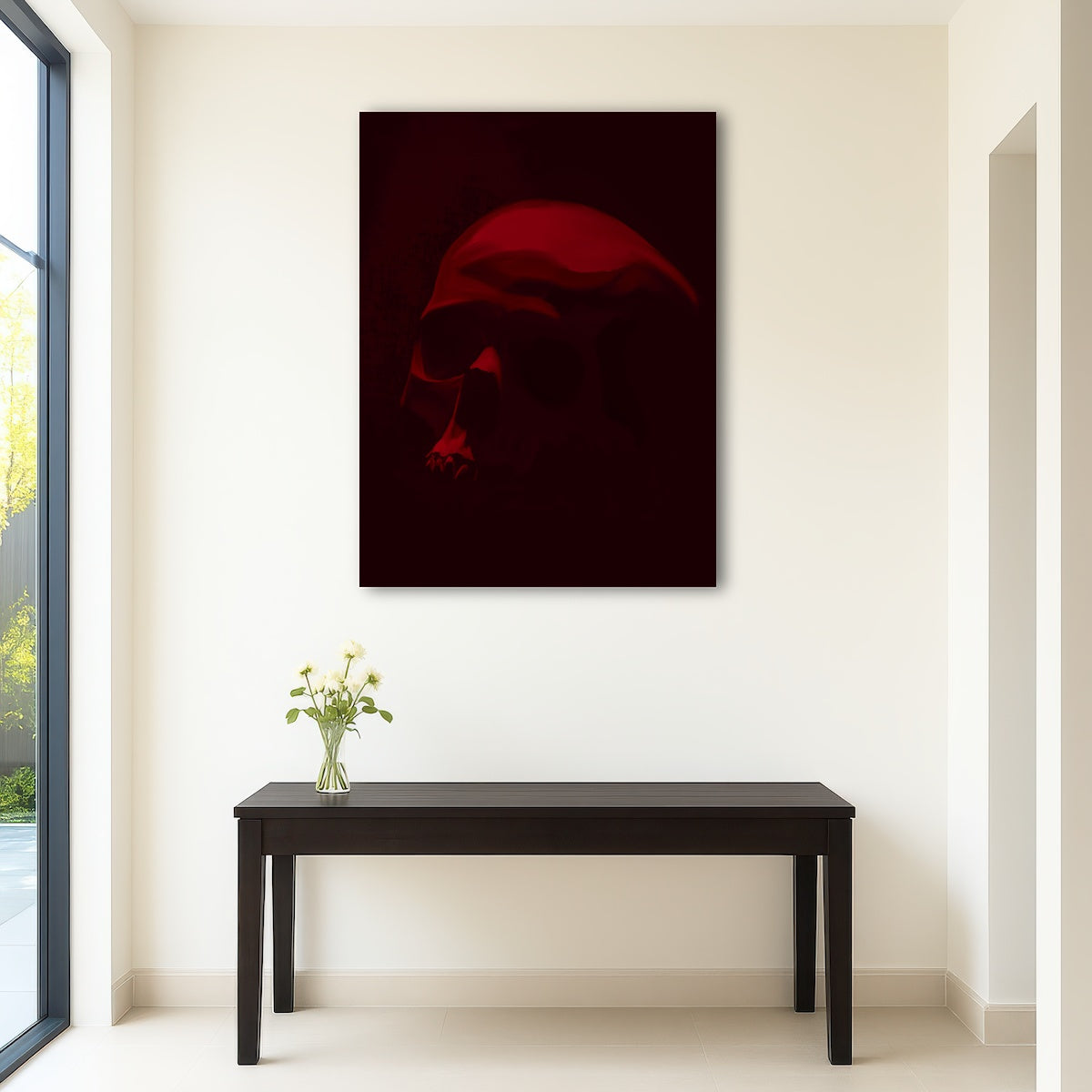 AUTO-MOCKUP ROOM | Skull Dark Red