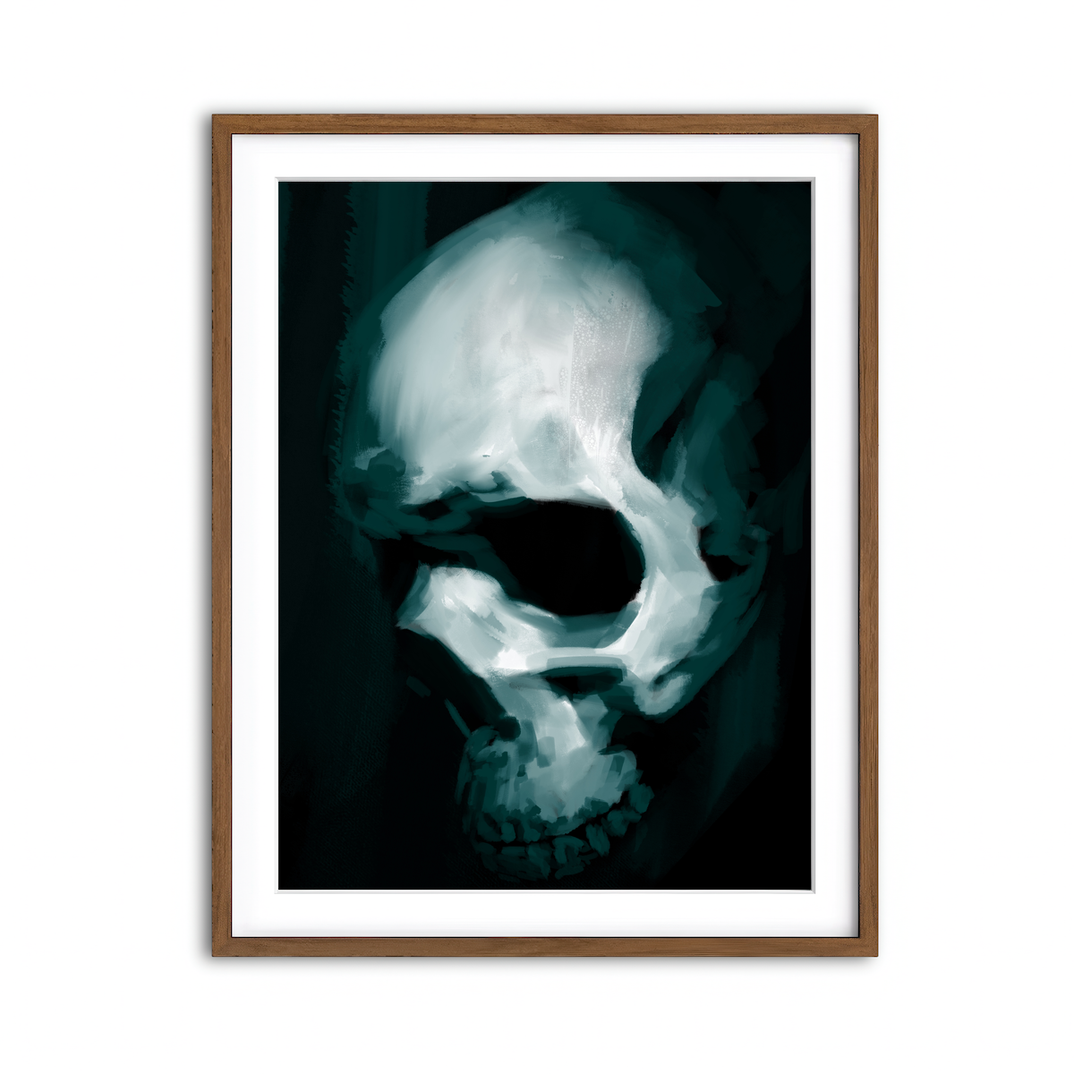 Framed Print 3x4 Walnut
