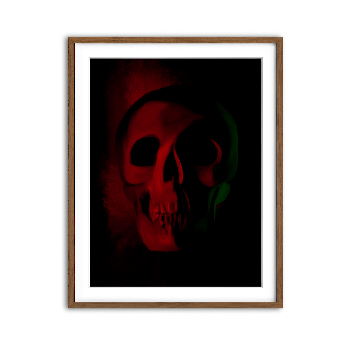 Framed Print 3x4 Walnut