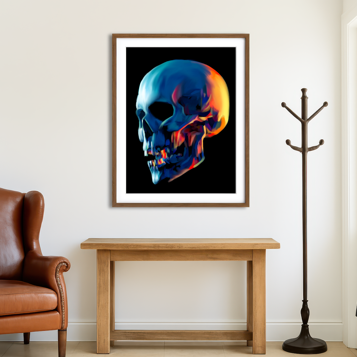 AUTO-MOCKUP ROOM | Skull Shine Wall Art