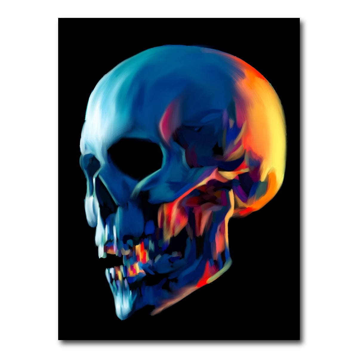 AUTO-MOCKUP WHITE | Skull Shine | 1 Piece | Gallery Wrap Canvas | group=3x4