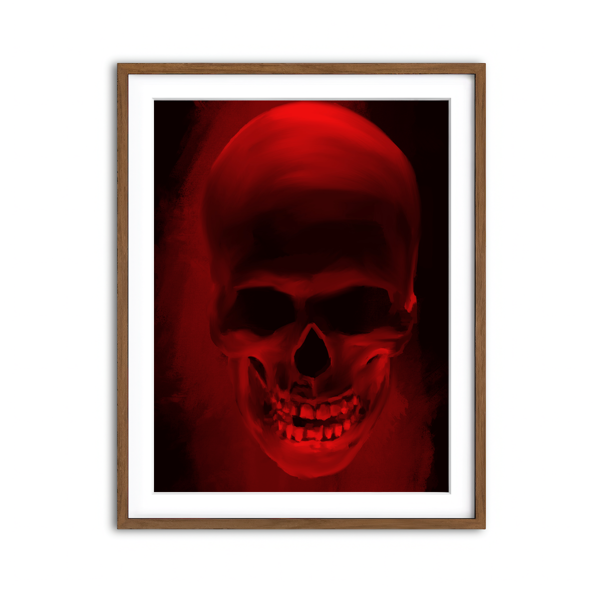 Framed Print 3x4 Walnut