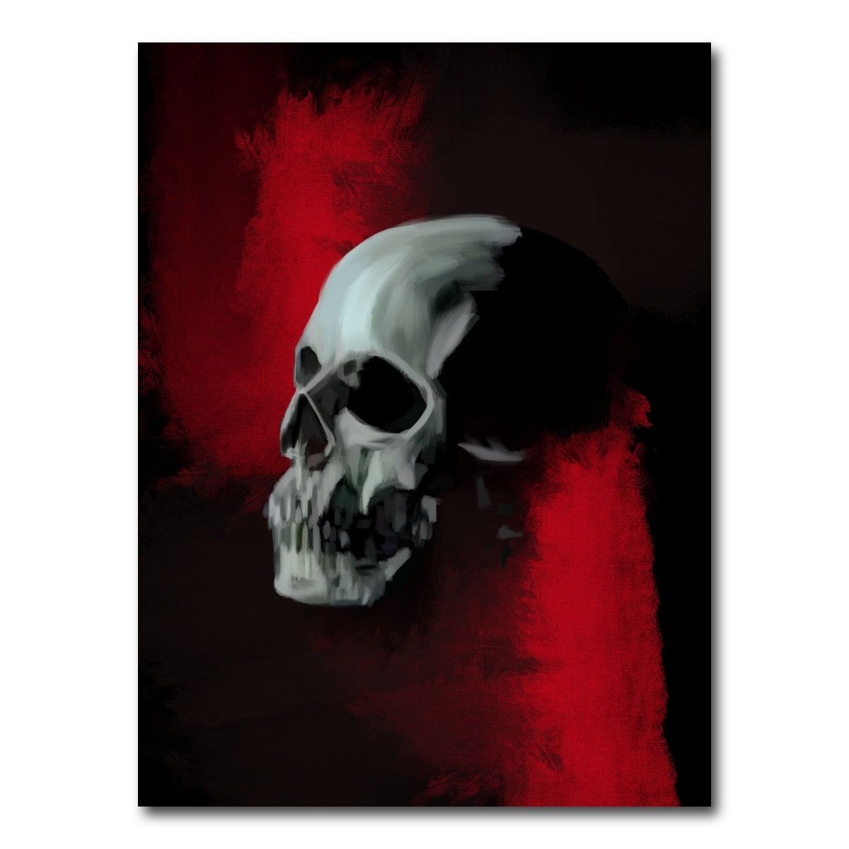 AUTO-MOCKUP WHITE | Skull Still Life | 1 Piece | Gallery Wrap Canvas | group=3x4