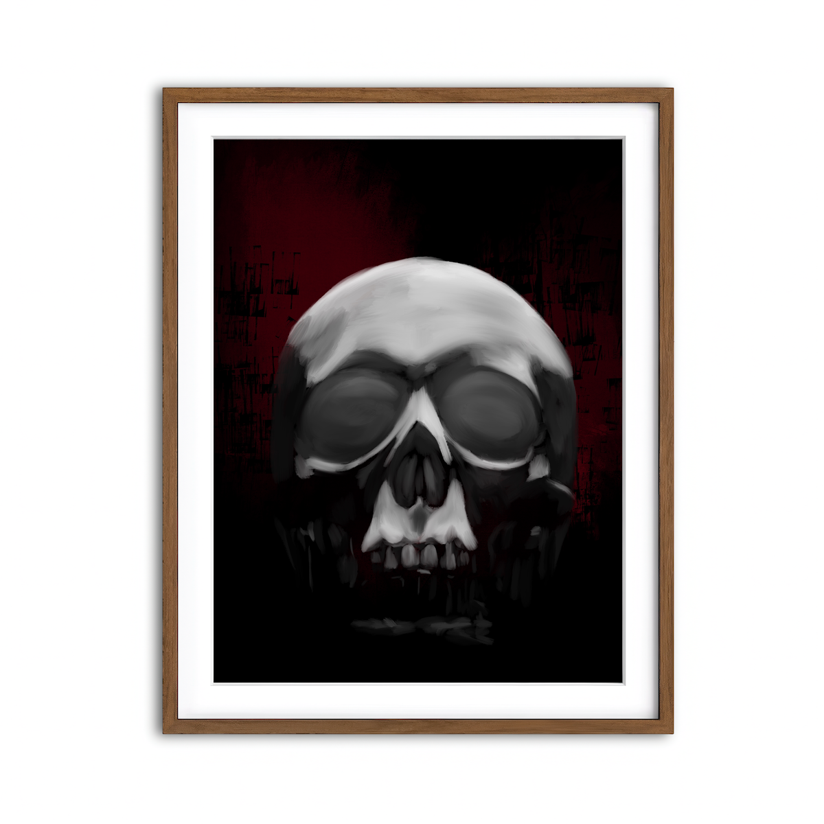 Framed Print 3x4 Walnut