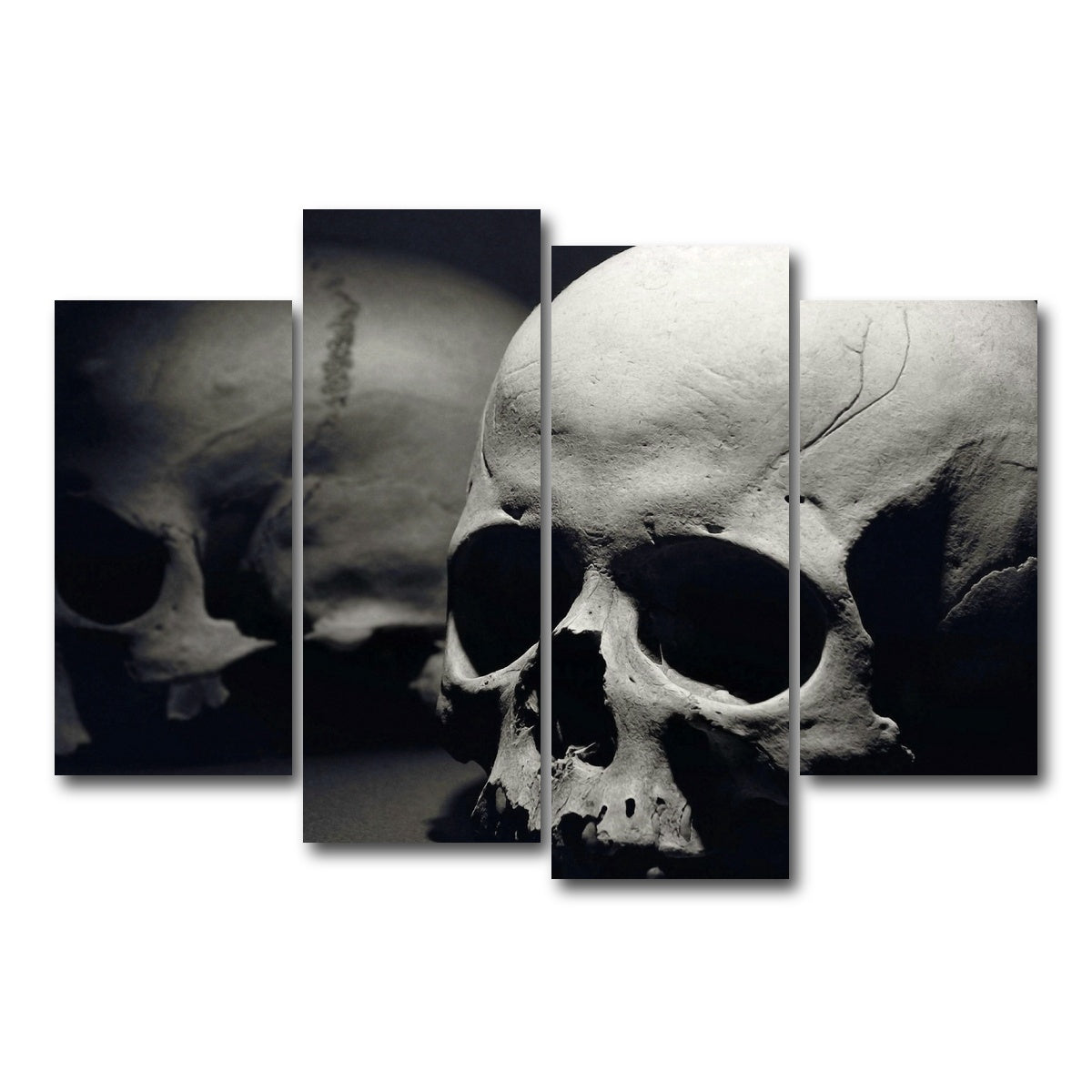 AUTO-MOCKUP WHITE | Skulls | 4 Piece | Gallery Wrap Canvas | group=4_short