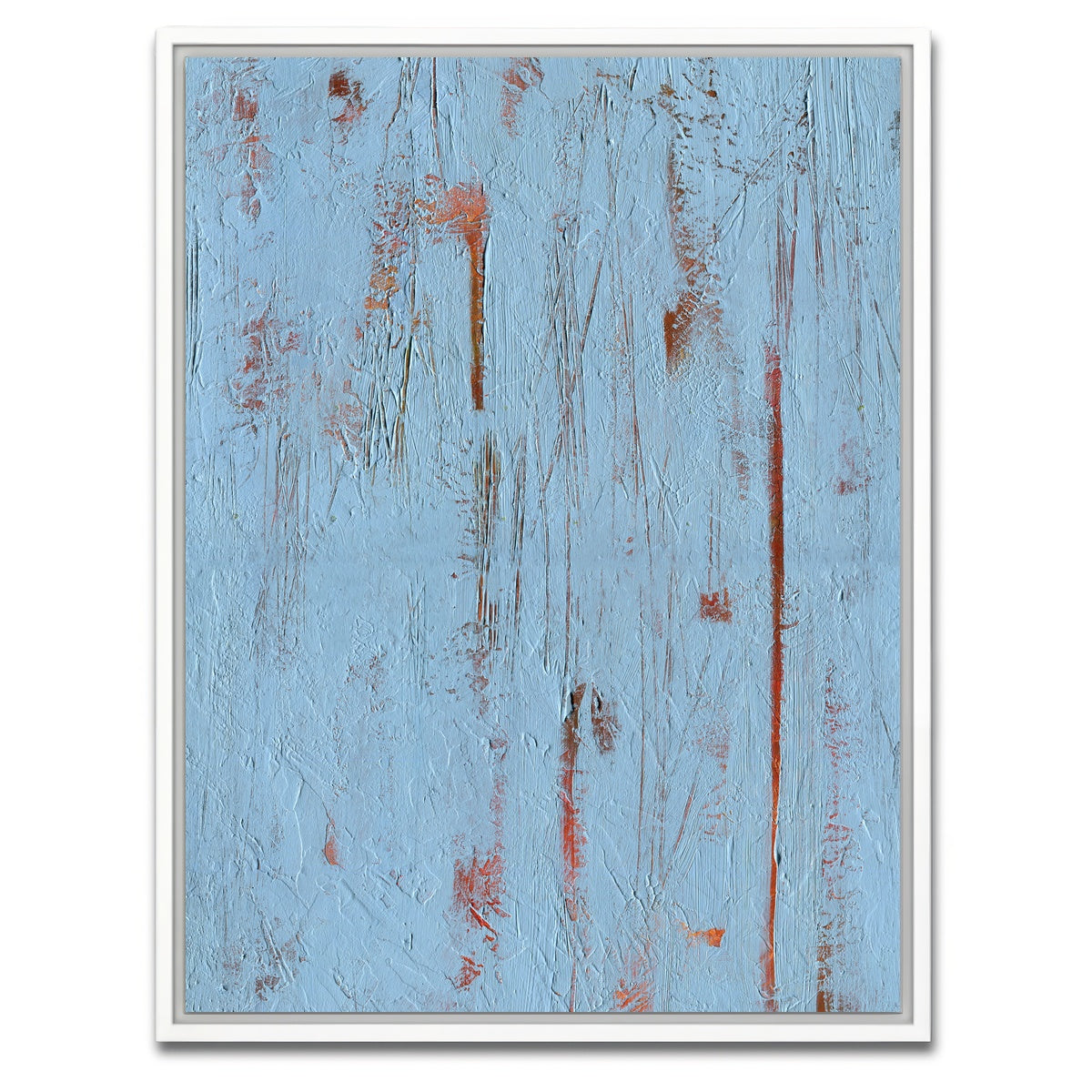 AUTO-MOCKUP WHITE | Sky Blue Red | 1 Piece | White Framed Canvas | group=3x4