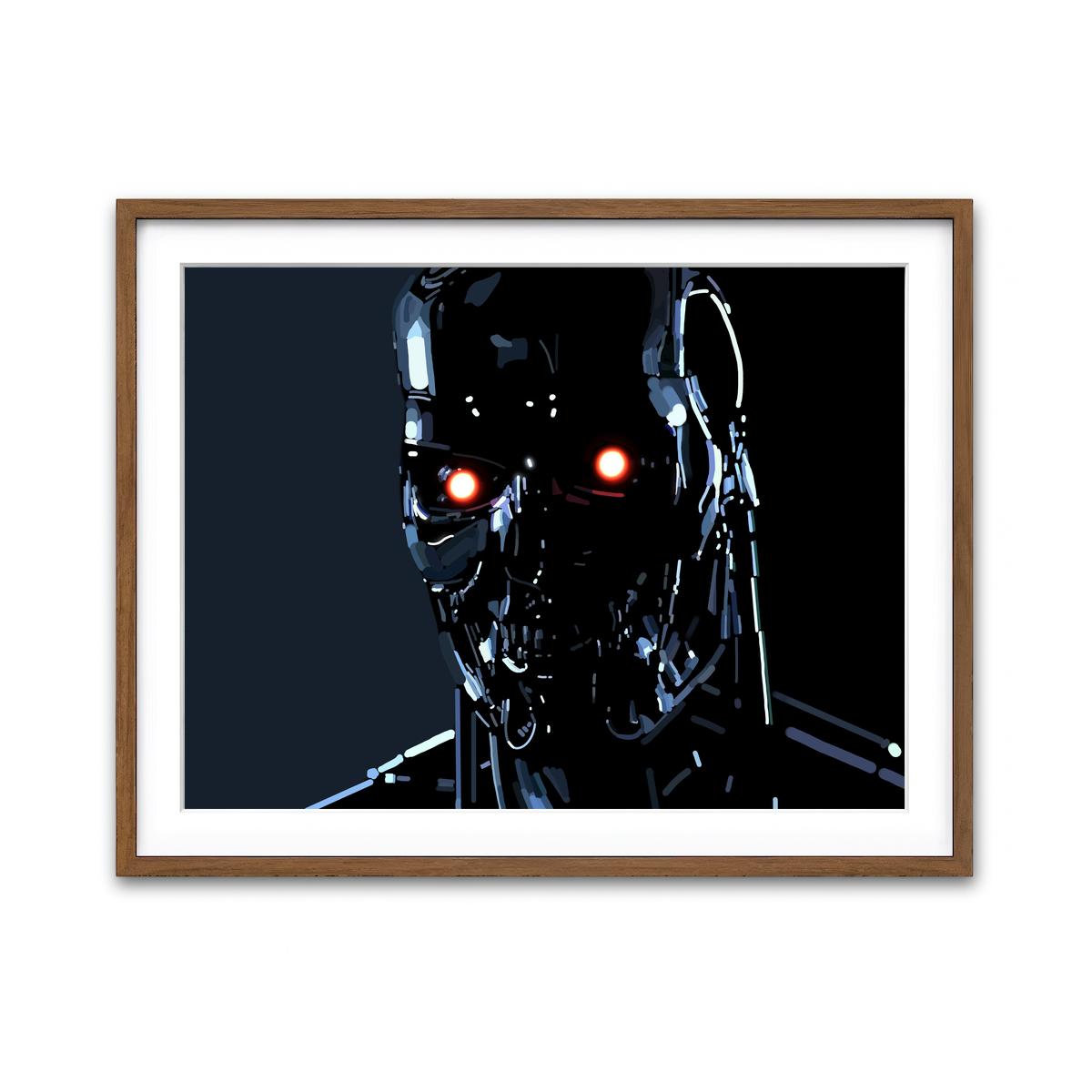 Framed Print 4x3 Walnut