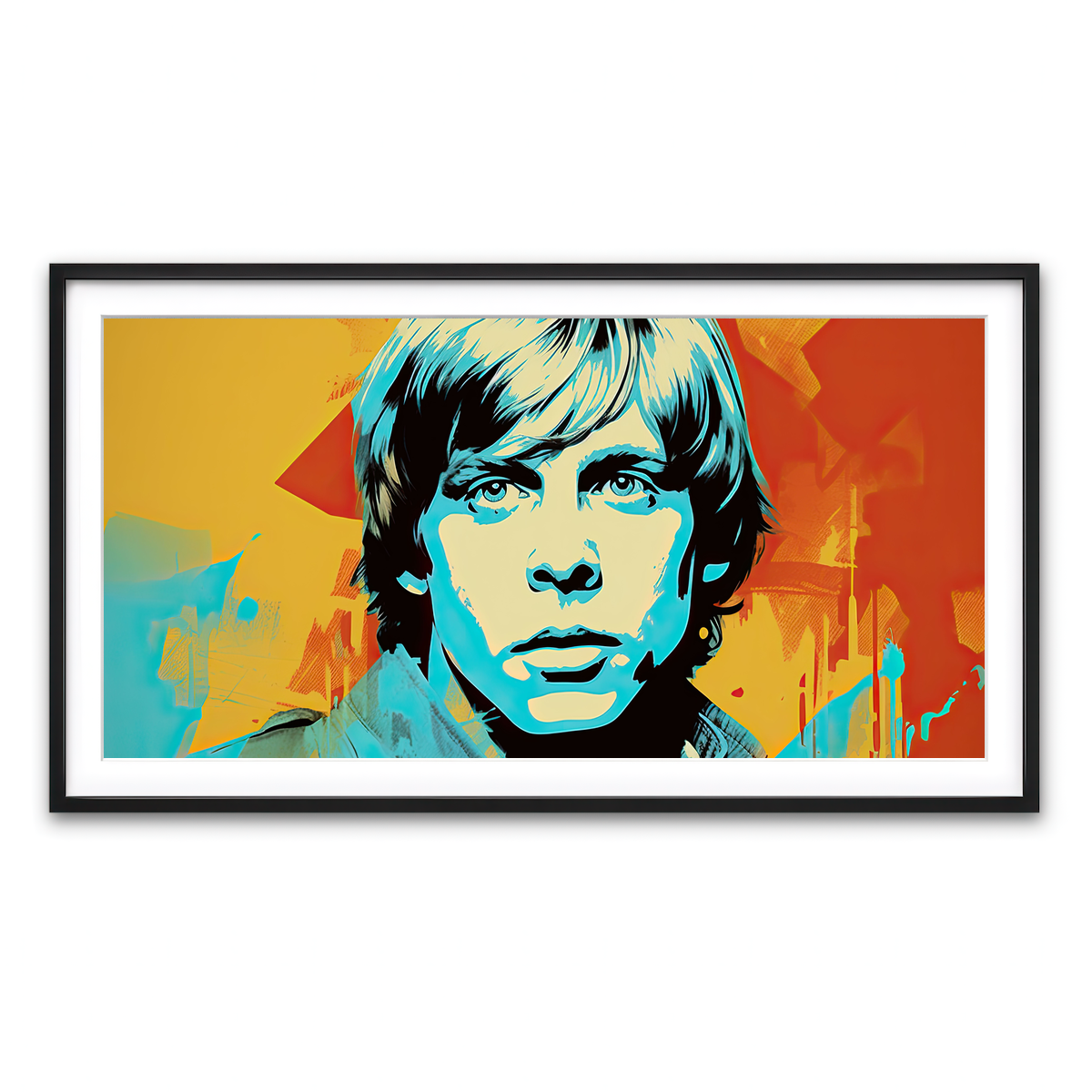 Framed Print 2x1 Black