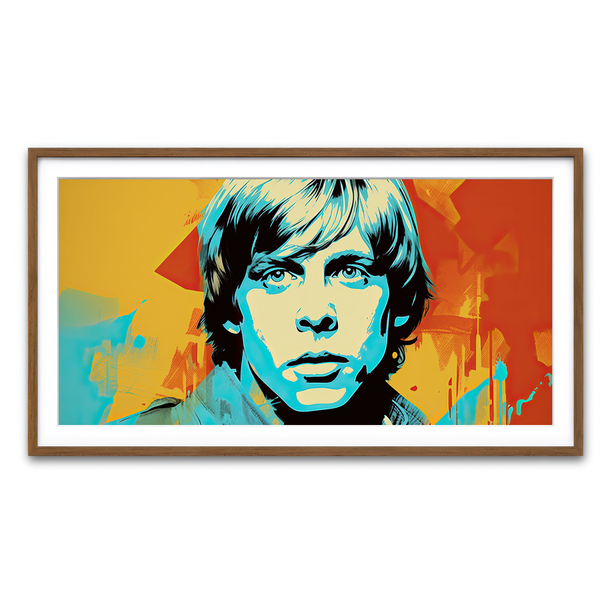 Framed Print 2x1 Walnut