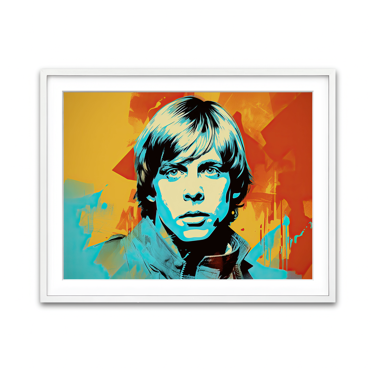 Framed Print 4x3 White